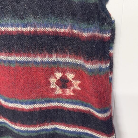 Nepal Tibet Handmade Wool Vest Lined Traditional Design Pocket Unisex Large - Picture 8 of 10